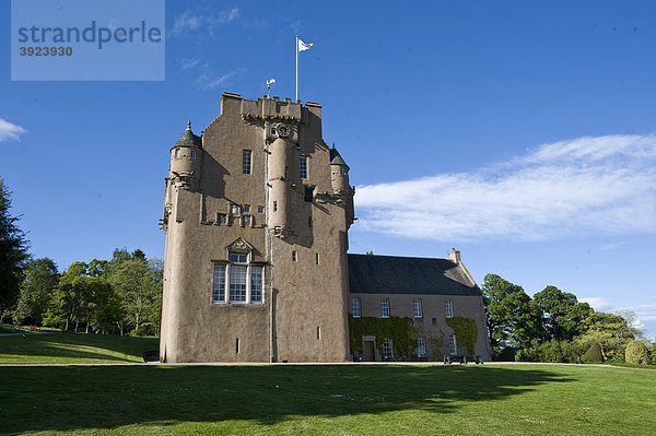 Crathes Schloss und Gärten  Schottland  Vereinigtes Königreich  Europa