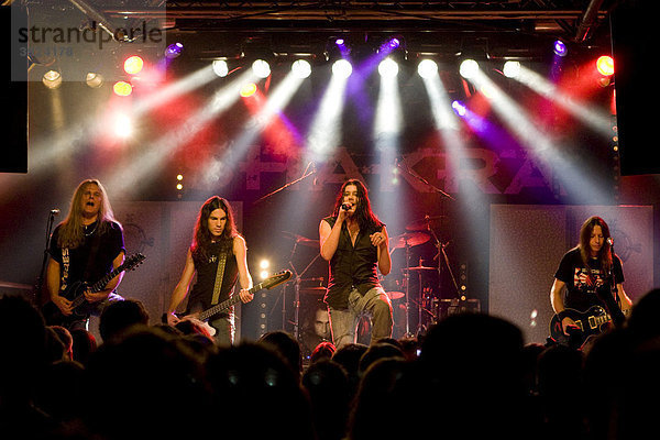 Die Schweizer Hardrockband Shakra live in der Schüür  Luzern  Schweiz
