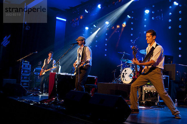 Die Schweizer Band Pilomotor live beim Winterfestival in Wolhusen  Luzern  Schweiz