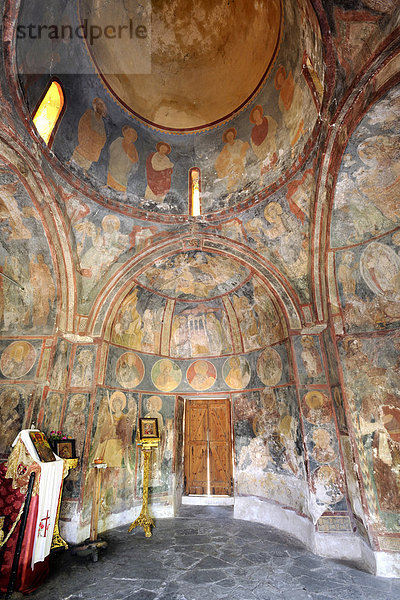 Byzantinische Fresken  um 1500  in der Kirche ¡gios NikÛlaos Founto_kli  Rhodos  Griechenland  Europa