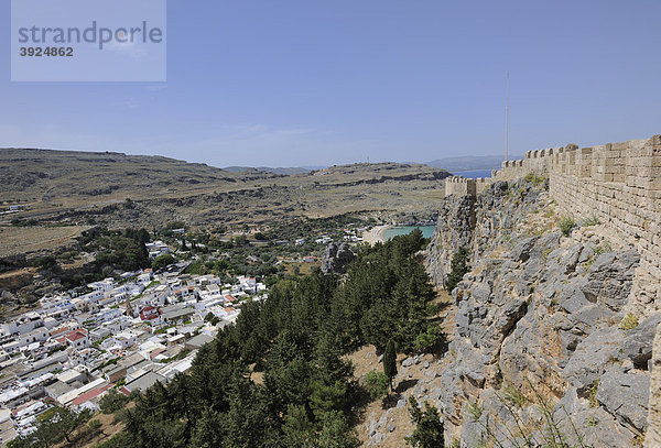 Akropolis  Lindos  Rhodos  Griechenland  Europa