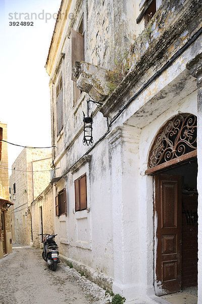 Enge Gassen in der Altstadt  Rhodos Stadt  Rhodos  Griechenland  Europa