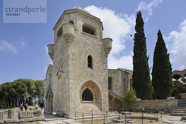 Ritterkirche  Rekonstruktion durch Italiener  FilÈrimos  Rhodos  Griechenland  Europa