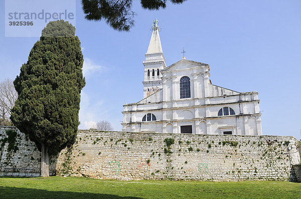 Kirche Sv. Euphemia in Rovinj  Kroatien  Europa