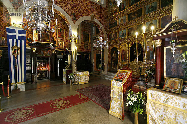 Panaghia ton Xenon  griechisch-orthodoxe Kirche  Korfu Stadt  Korfu  Griechenland  Europa