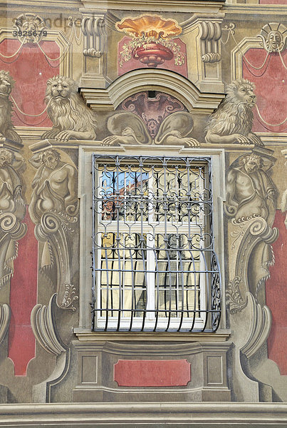 Stadtmuseum  Haus zum Cavazzen  Fassade  Detail  Lindau  Bayern  Deutschland  Europa