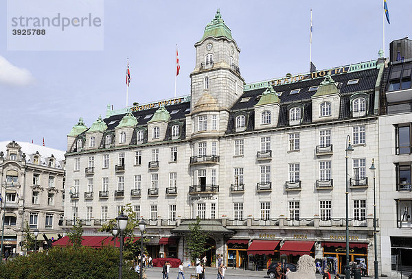 Grand Hotel und Grand Cafe an der Karl Johans Gate  Oslo  Norwegen  Skandinavien  Nordeuropa