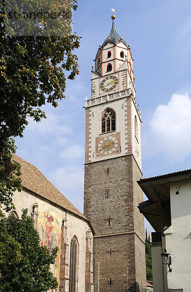 Pfarrkirche St. Nikolaus  Meran  Südtirol  Italien  Europa