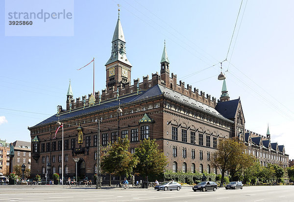 Rathaus von Kopenhagen  Dänemark  Skandinavien  Nordeuropa  Europa