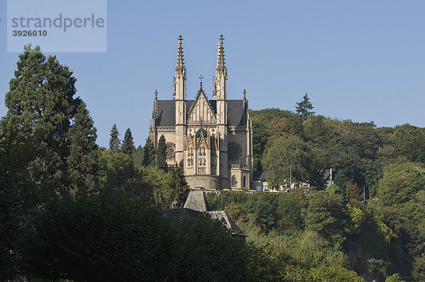 Apollinariskirche  gotischer Kirchenbau  oberhalb von Remagen  Rheinland-Pfalz  Deutschland  Europa