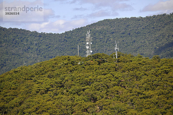 Luftaufnahme TV-Turm  Funkturm  Shute Harbour  Queensland  Australien