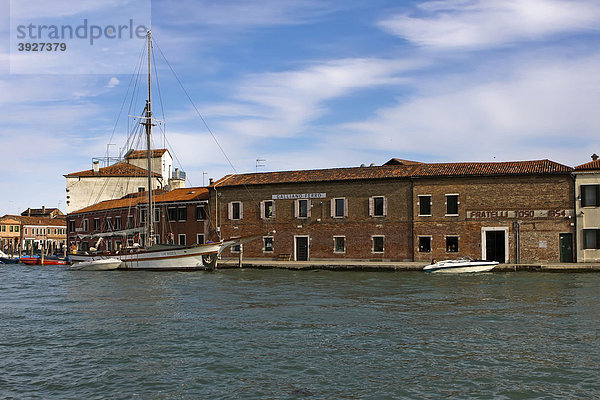 Murano  eine kleine Insel bei Venedig  Italien  Europa