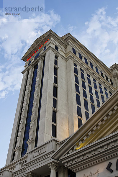 Das Hotel Caesars Palace in Las Vegas  Nevada  USA