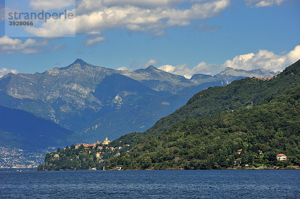 Lago Maggiore bei Cannobio  Piemont  Italien  Europa