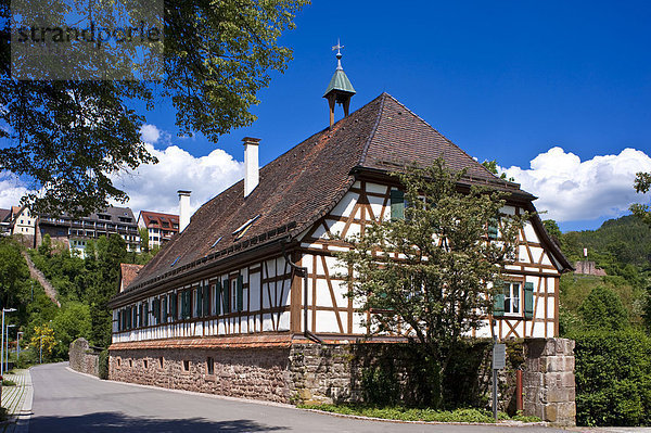 Kloster Reutin  Wohnhaus des Meiers und des Torwarts  Wildberg  Schwarzwald  Baden-Württemberg  Deutschland  Europa Zuhause von
