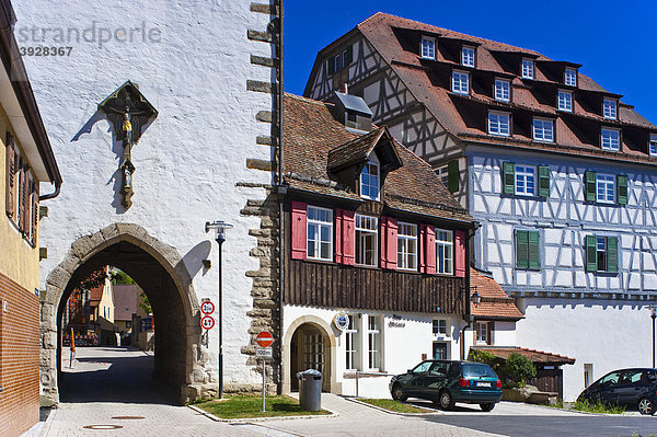 Luziferturm Ihlinger Tor  Horb am Neckar  Schwarzwald  Baden-Württemberg  Deutschland  Europa