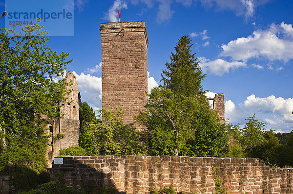 Burgruine Zavelstein  Bad Teinach Zavelstein  Schwarzwald  Baden-Württemberg  Deutschland  Europa