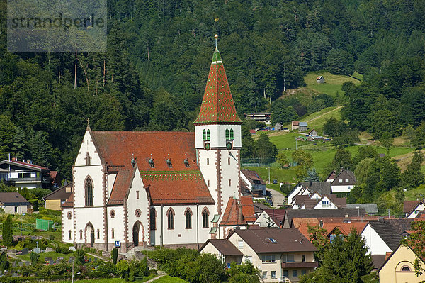 Heilig-Kreuz-Kirche  Reichental  Schwarzwald  Baden-Württemberg  Deutschland  Europa
