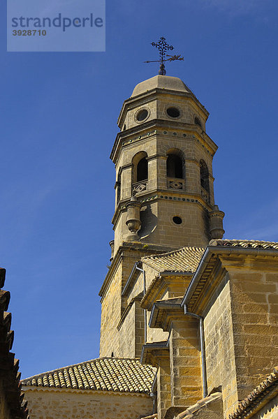 Glockenturm der Kathedrale  16. Jahrhundert  Santa Maria Platz  Baeza  Jaen Provinz  Andalusien  Spanien  Europa