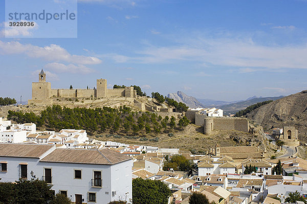 Schloss von Antequera  12. - 16. Jahrhundert  Provinz Malaga  Andalusien  Spanien  Europa