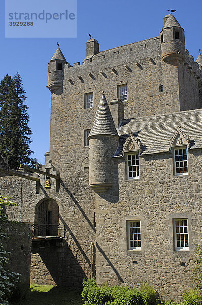 Burg Cawdor Castle bei Inverness  Inverness-shire  Northern Highlands  Schottland  Vereinigtes Königreich  Europa