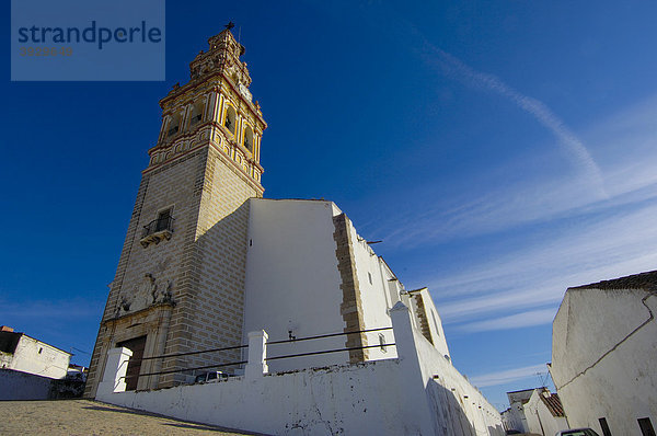 Kirche Santa Maria de la Encina  Burguillos del Cerro  Provinz Badajoz  Extremadura  Spanien  Europa