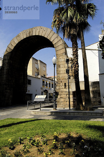 Arco de Trajano  MÈrida  Provinz Badajoz  Ruta de la Plata  Spanien  Europa