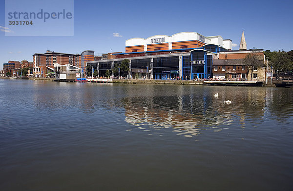 Brayford Pool See  Lincoln  Lincolnshire  England  Vereinigtes Königreich  Europa