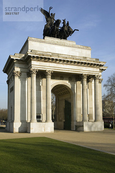 Wellington Arch Triumphbogen  London  England  Vereinigtes Königreich  Europa