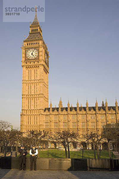 Big Ben Glockenturm  London  England  Vereinigtes Königreich  Europa