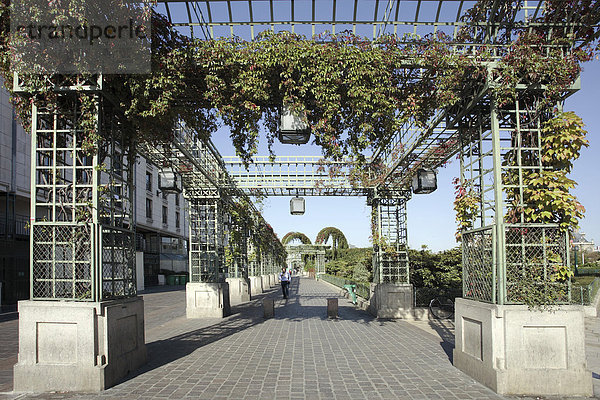 Jardin du Forum des Halles Park  Paris  Frankreich  Europa