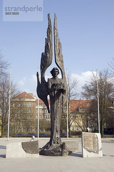 Denkmal des Freiheitsengels  Szczecin  Stettin  Polen  Europa