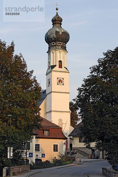 Pfarrkirche Obertrum am See  Flachgau  Salzburger Land  Salzburg  Österreich  Europa