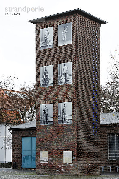 Turm der Feuerwache  stillgelegte Zinkfabrik Altenberg  LVR Industriemuseum  Oberhausen  Ruhrgebiet  Nordrhein-Westfalen  Deutschland  Europa