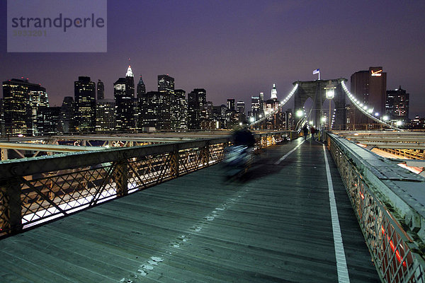 Brooklyn Bridge  Manhattan  New York City  NYC  USA  Vereinigte Staaten von Amerika