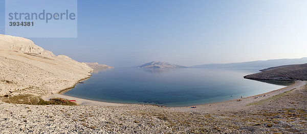 Rucica-Bucht bei Metajna  Insel Pag  Dalmatien  Adria  Kroatien  Europa