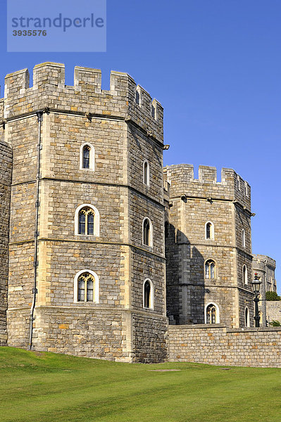 Schloss Windsor  Grafschaft Berkshire  England  Großbritannien  Europa