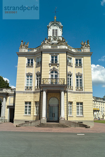 Karlsruher Schloss  Westflügel  Badisches Landesmuseum seit 1921  Karlsruhe  Baden-Württemberg  Deutschland  Europa