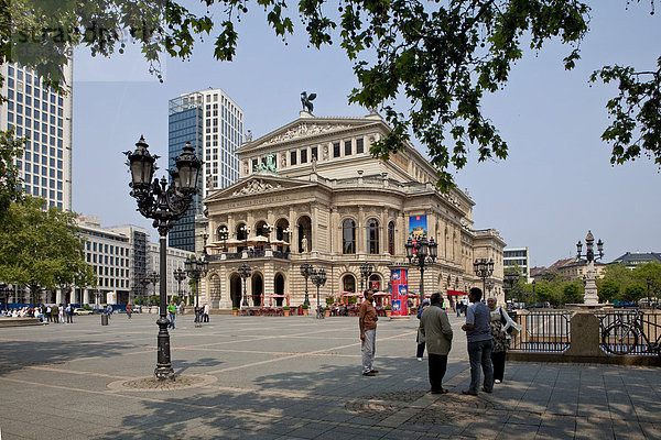 Alte Oper  Frankfurt  Hessen  Deutschland  Europa