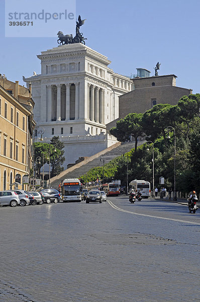 Monument des Vittorio Emanuele II  Rom  Latium  Italien  Europa