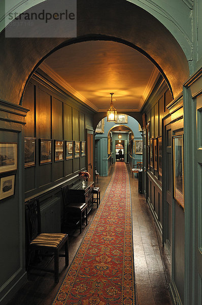 Korridor  Innenausbau um 1860  im Walmer Castle  1540  Walmer  Deal  Kent  England  Großbritannien  Europa