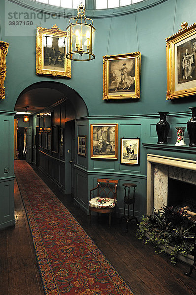 Korridor mit Lichtkuppel  Innenausbau um 1860  im Walmer Castle  1540  Walmer  Deal  Kent  England  Großbritannien  Europa