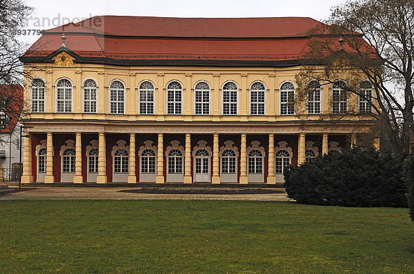 Schlossgartensalon  gebaut 1727-1737 von Johann Michael Hoppenhaupt  im Schlossgarten  Oberaltenburg 2  Merseburg  Sachsen-Anhalt  Deutschland  Europa
