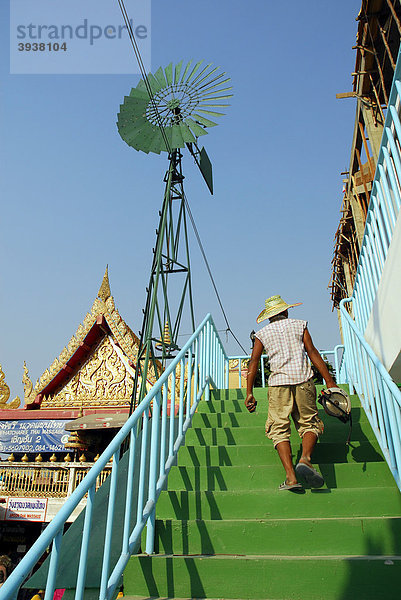 Anlage zum Tempel  Wat Vorachanyawas  Wat Worachanyawat  Bangkok  Krung Thep  Thailand  Asien