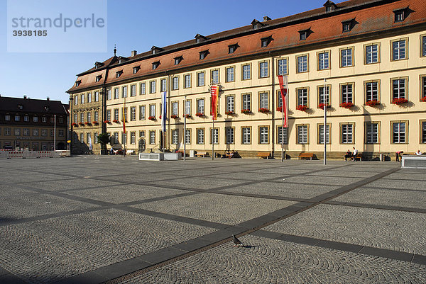 Rathaus am Maximiliansplatz  UNESCO-Welterbe Bamberg  Oberfranken  Bayern  Deutschland  Europa