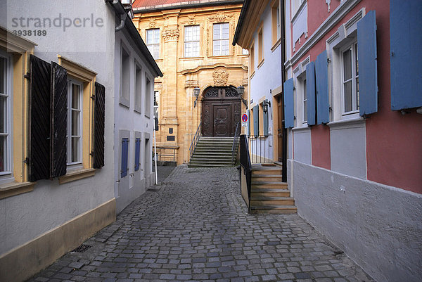 Wasserschloss  Künstlerhaus Villa Concordia in der Altstadt  Concordiastraße  UNESCO-Welterbe Bamberg  Oberfranken  Bayern  Deutschland  Europa