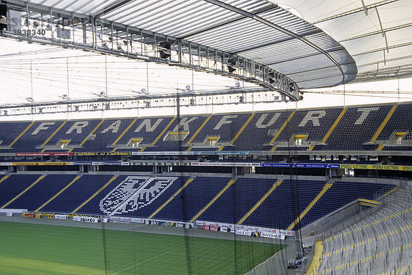 Fußball Stadion der Commerzbank-Arena  Frankfurt am Main  Hessen  Deutschland  Europa