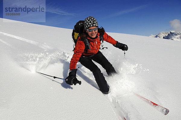 Skitour  Großer Jaufen  Pragser Tal  Hochpustertal  Südtirol  Italien  Europa