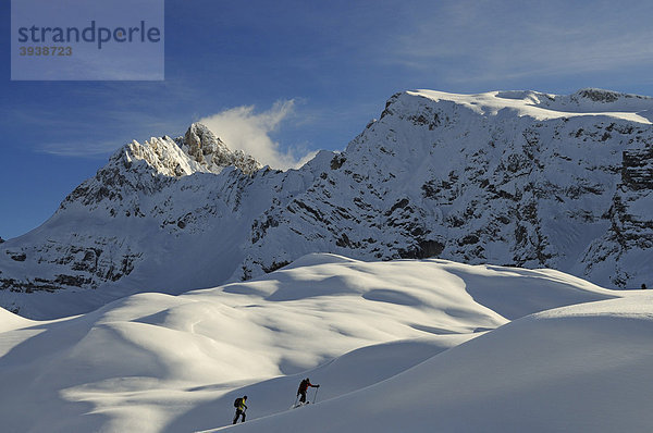 Skitour  Großer Jaufen  Hohe Gaisl  Pragser Tal  Hochpustertal  Südtirol  Italien  Europa