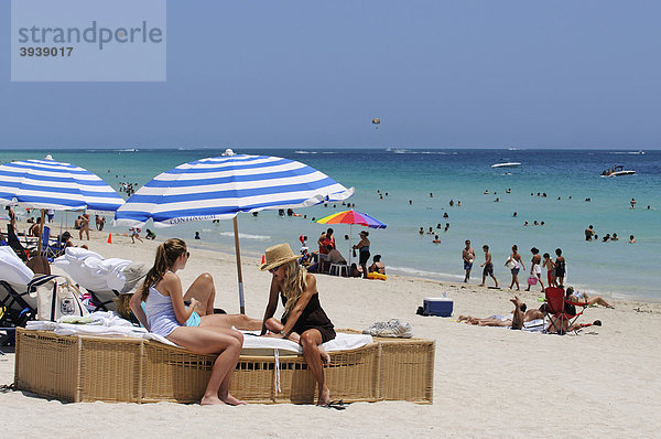 Miami South Beach  Art Deco District  Florida  USA